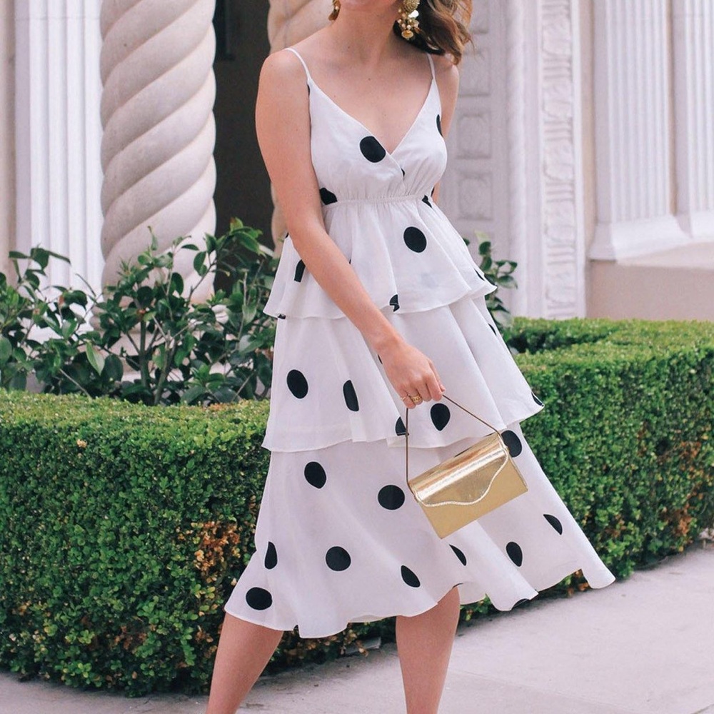 Polka dot dress NWT